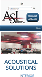 Mobile Screenshot of acousticalsolution.com